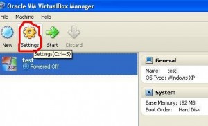 Virtual Machine Settings