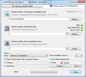 VHD Install